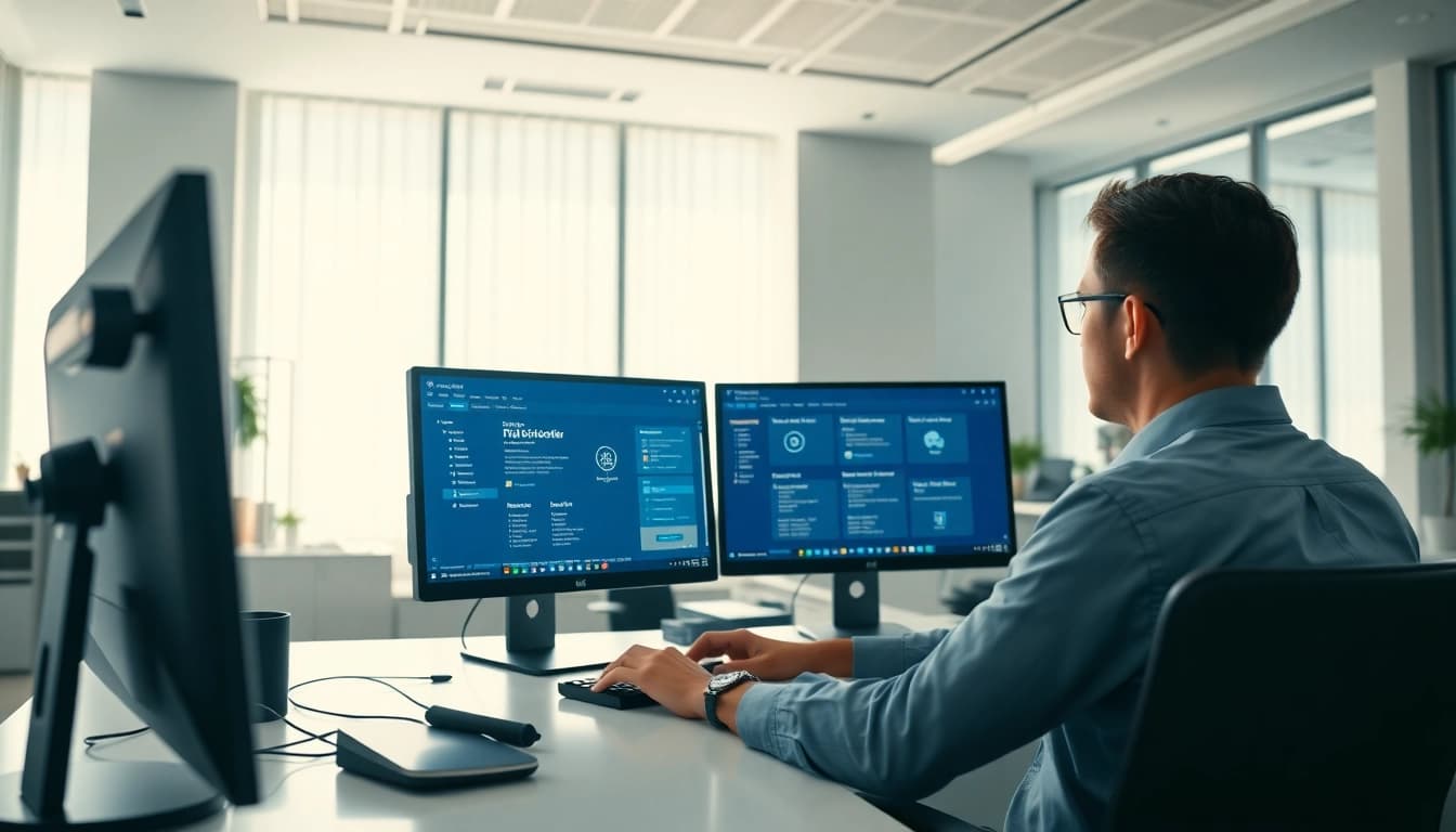 RDS CAL 2025 für Benutzer online bestellen in modernem Büro mit technologischem Fokus.