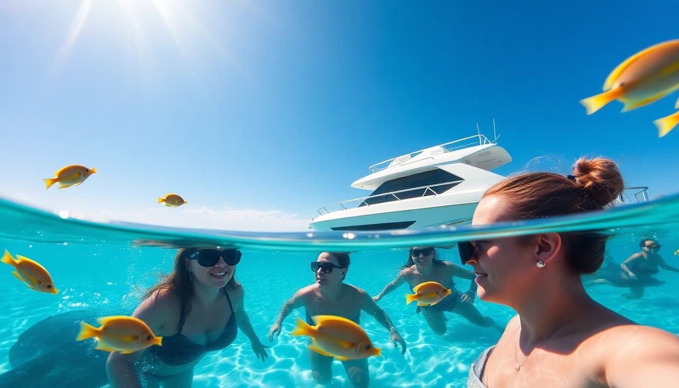 Tauchschüler erleben atemberaubendes Tauchen an der Tauchschule Playa del Carmen.