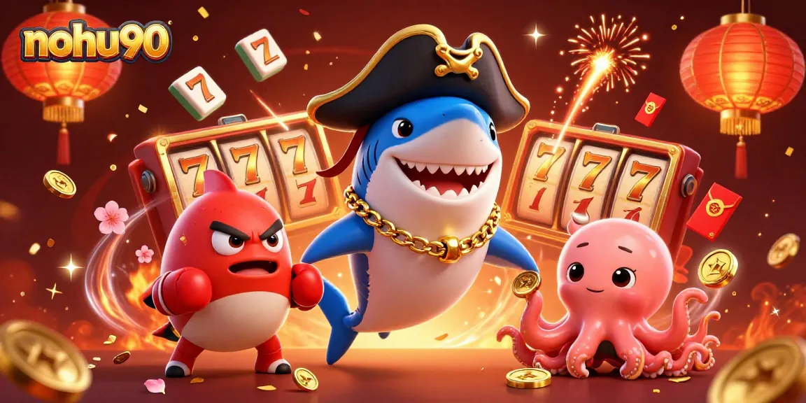 Nohu90 offers an exciting casino experience with pirate characters and thrilling game elements.