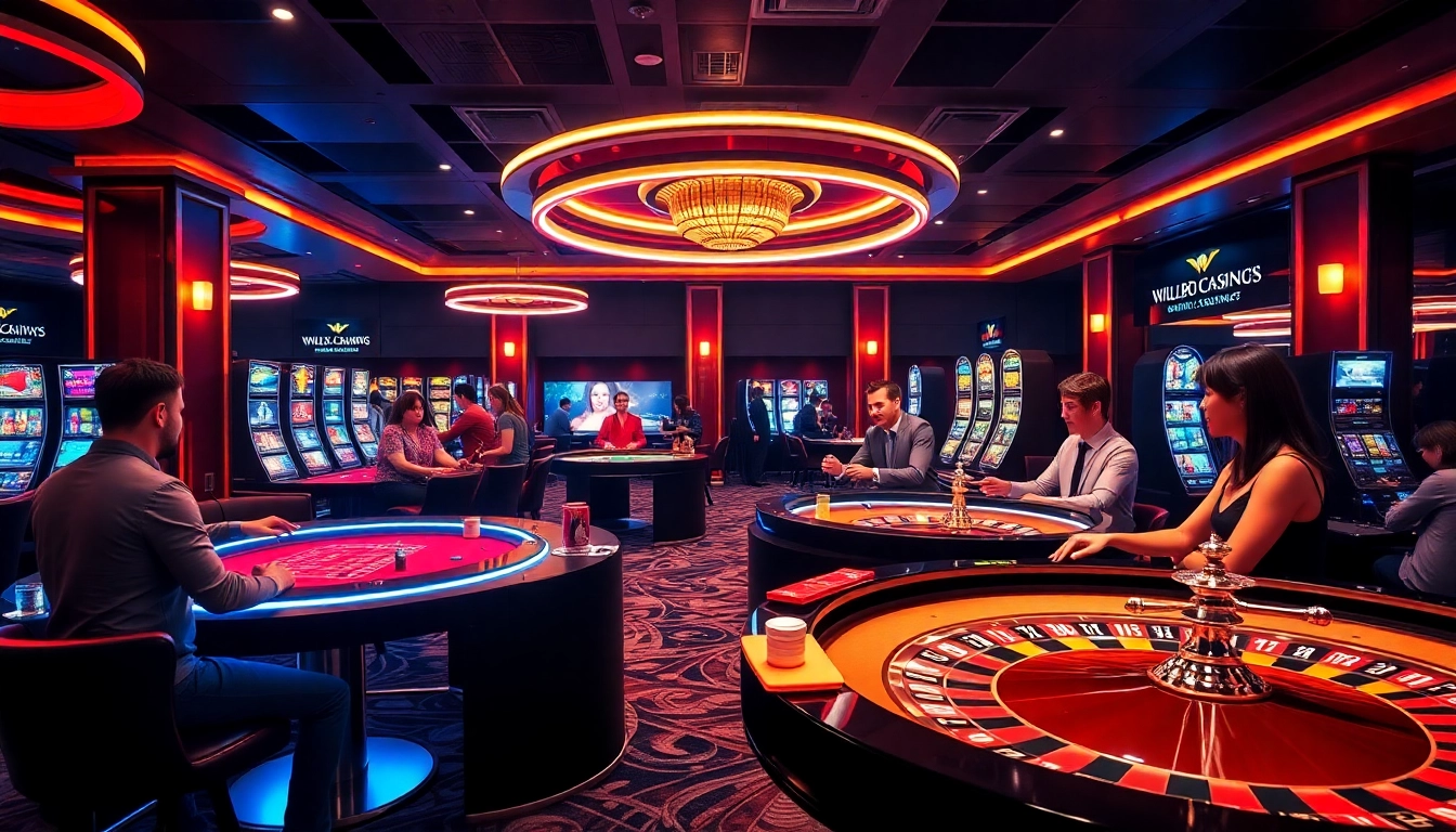 Experience thrilling gameplay at casino online schweiz with vibrant gaming tables and engaging players.