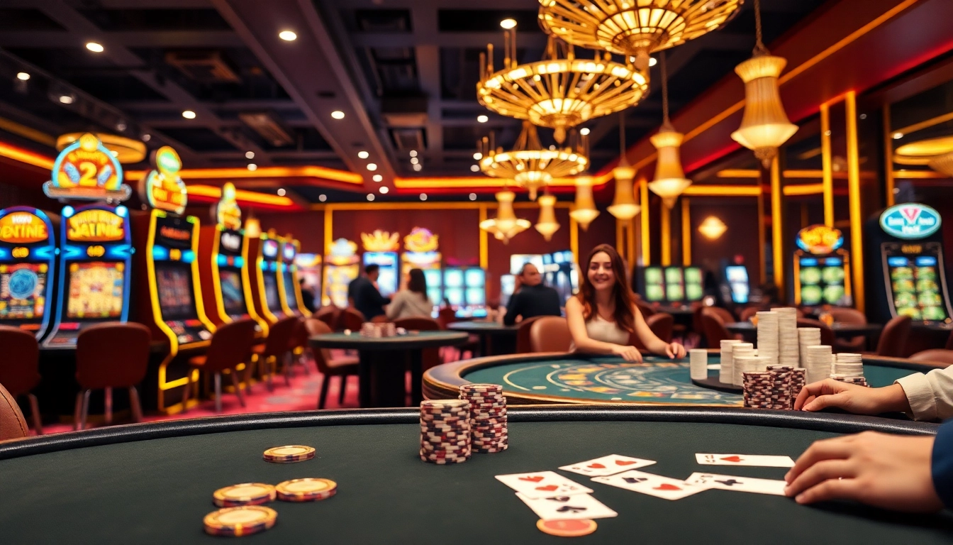 Erleben Sie das aufregende Casino-Online-Erlebnis Schweiz mit verschiedenen Spielen und lebhafter Atmosphäre.