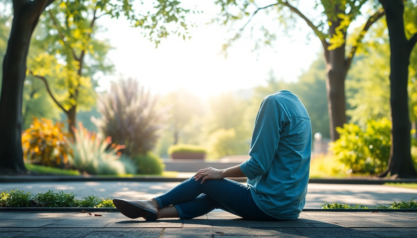 Person entfaltet Harmonie zwischen Psyche und Körper in der Psychosomatik.