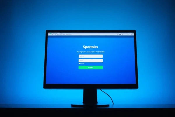 Wettanbieter ohne LUGAS: Dynamische Online-Sportwetten-Plattform am Computer.