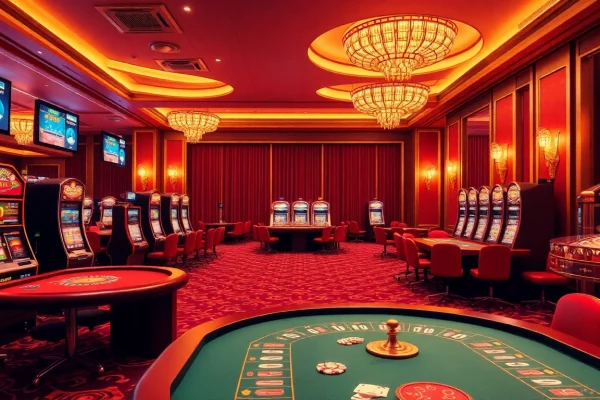 Erleben Sie die besten Online-Casinos mit aufregender Atmosphäre und luxuriösem Ambiente in unserem visuellen Guide.