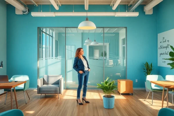 Erleben Sie Personalvermittlung in einem einladenden Büro, wo Fachkräfte und Bewerber erfolgreich zusammengebracht werden.