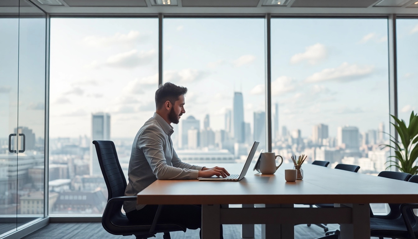 Headhunter Finance in einem modernen Büro, das kreative Zusammenarbeit zeigt.