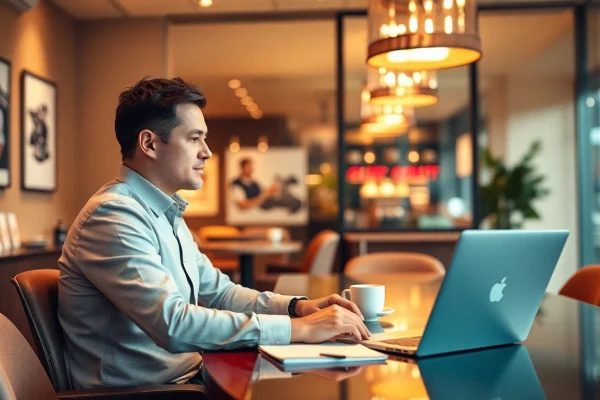 Headhunter Gastronomie bei der professionellen Kandidatenauswahl im eleganten Büroumfeld.