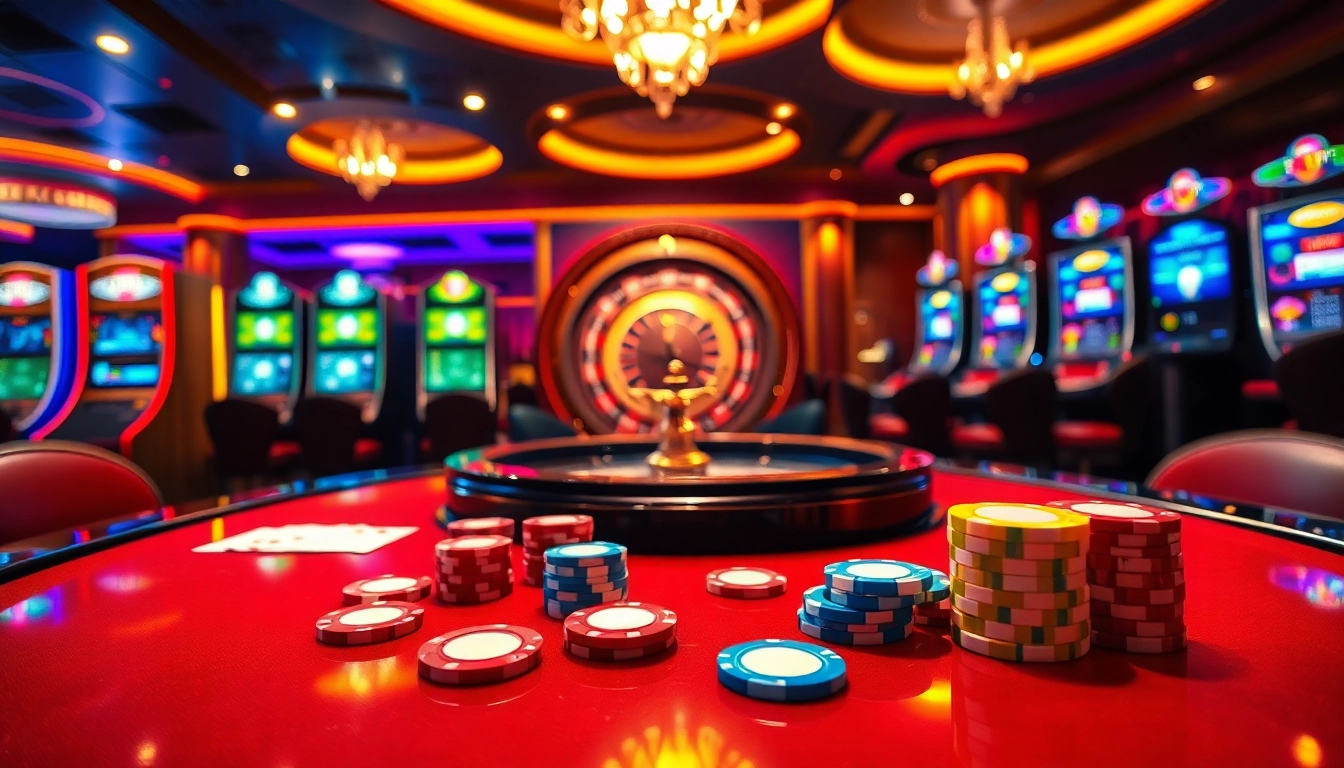 Engage in immersive casino action at https://j88.gives/, featuring vibrant poker tables and thrilling roulette wheels.