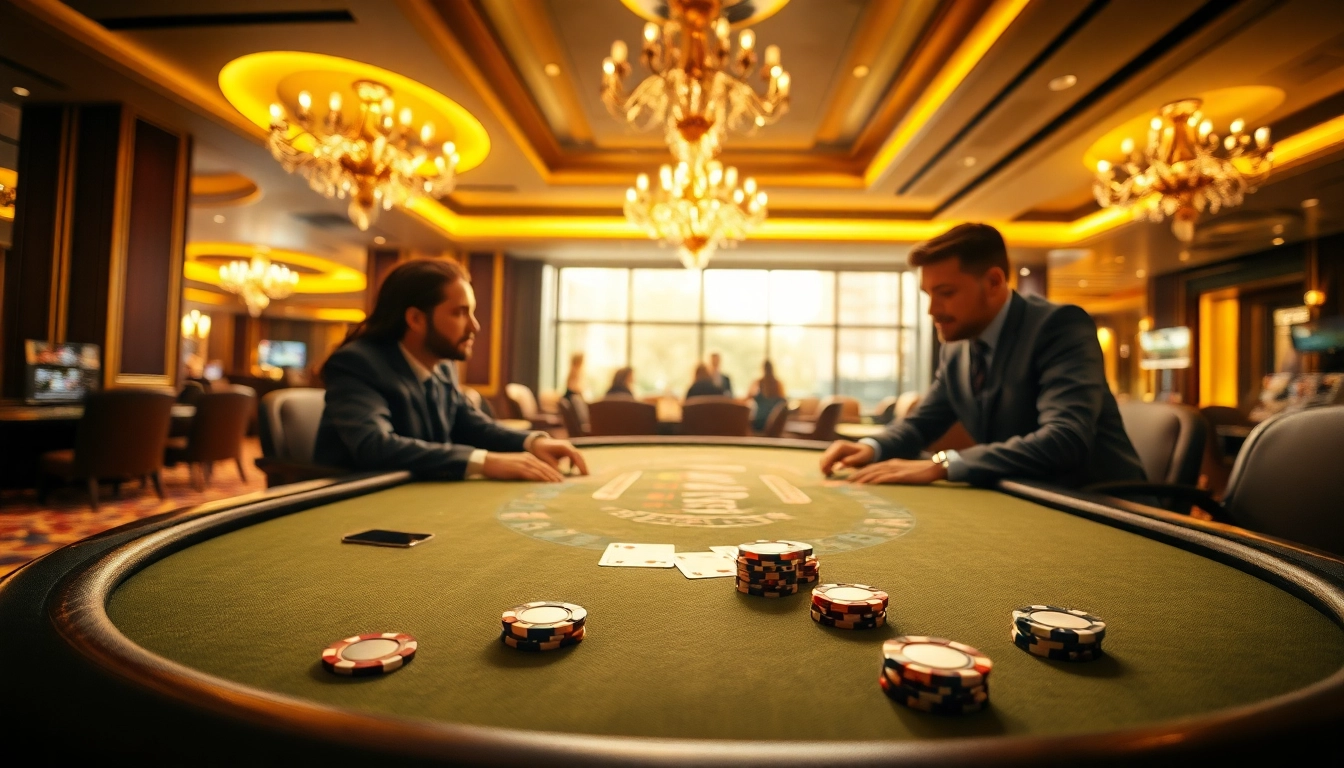 Játékosok izgatottan játszanak a blackjack asztalnál egy magyar online kaszinóban.