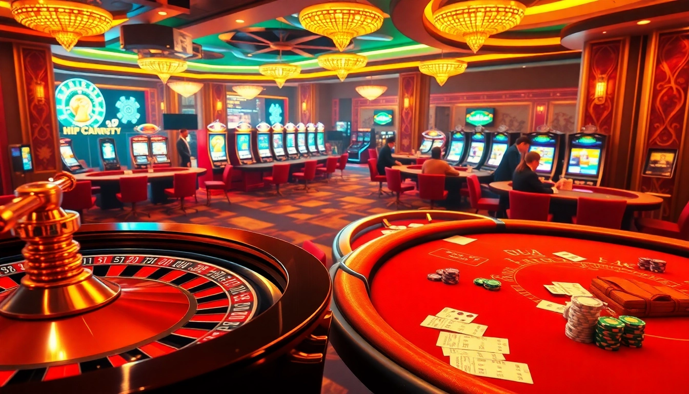 Tổng hợp 888new: Engaging casino gameplay with vibrant slot machines and poker tables.