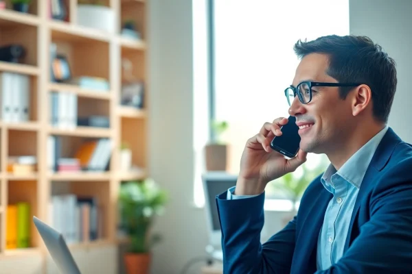 Headhunter IT spricht mit einem Kandidaten und vermittelt Fachkräfte.