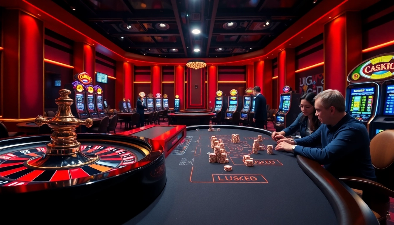 Experience the thrill of gaming at Luck8 with vibrant casino tables and dynamic gameplay.