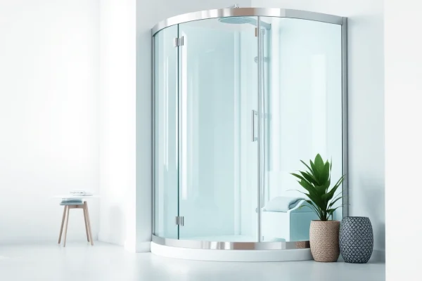 Erleben Sie die duschkabine 100x100 pendeltür mit moderner Gestaltung und elegantem Glasdesign.